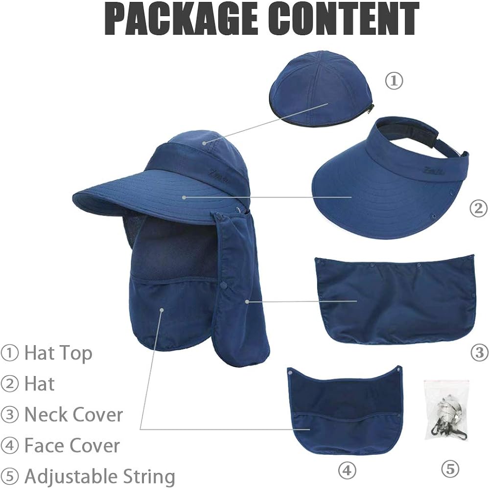 Amazon.com: DRIONO Wide Brim Sun Hat – Multifunctional UPF